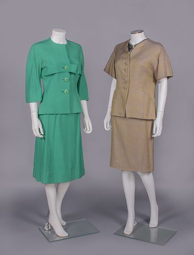 TWO IRENE SKIRT SUITS, USA, 1950s