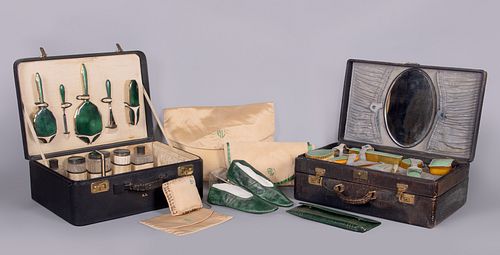 TWO TRAVELING TOILETRY SETS, AUSTRIA & GERMANY, 1930s