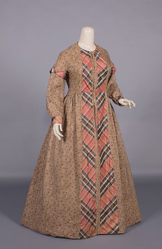 AT HOME DRESSING GOWN, 1855-1860