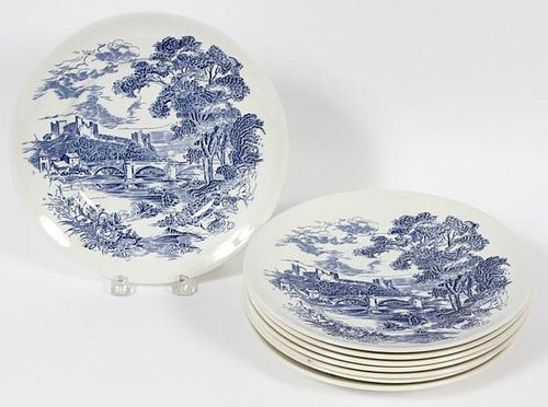 ENOCH AND WEDGWOOD PORCELAIN PLATES EIGHT