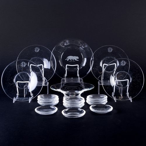 Group of Glass Tablewares