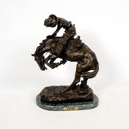 After Frederic Remington Bronze Sculpture, Rattlesnake