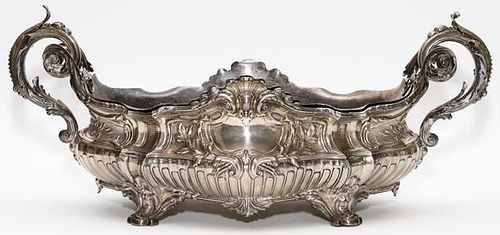 SILVERPLATED DOUBLE HANDLED CENTERPIECE