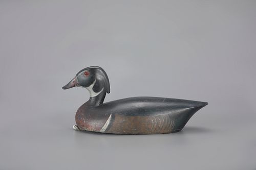 The O'Brien Chambers Wood Duck Decoy by Thomas Chambers (1860-1948)