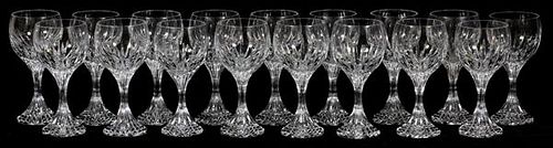 BACCARAT MASSENA CRYSTAL BORDEAUX WINE GLASSES