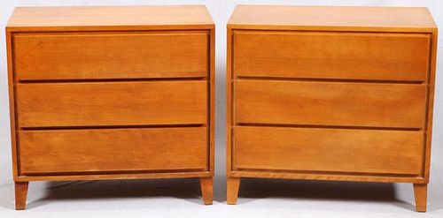 CONANT BALL MAPLE CHESTS OF THREE DRAWERS TWO
