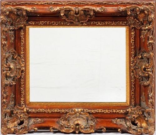 ROCOCO STYLE CARVED MIRROR