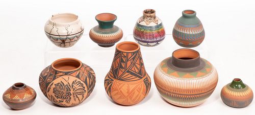 Southwestern American Indian Pottery Assortment