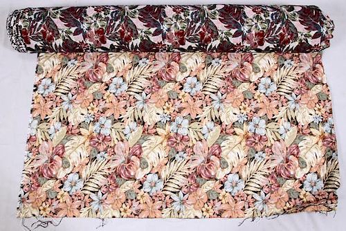 FLORAL UPHOLSTERY FABRIC BOLT