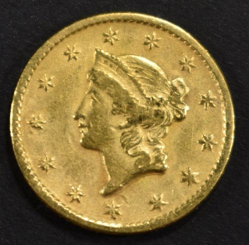 1851-C $1 GOLD TYPE 1