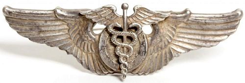 WW II Sterling Silver Aviation Medical Corps Wings