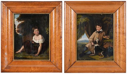 A Pair of British Miniature Paintings