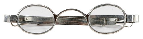 Pair of New Orleans Coin Spectacles, James Hyde