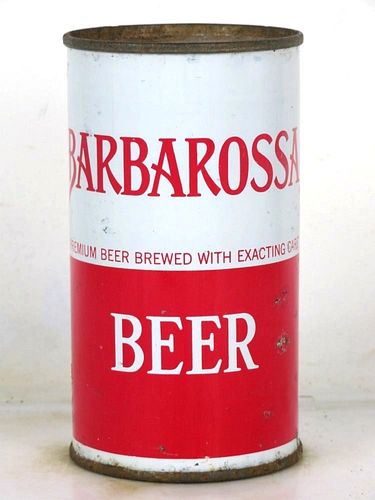 1959 Barbarossa Beer 12oz 34-33 Flat Top Chicago Illinois