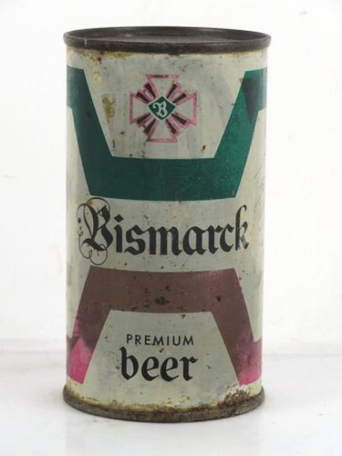 1958 Bismarck Premium Beer 12oz 37-14.2b Flat Top Chicago Illinois