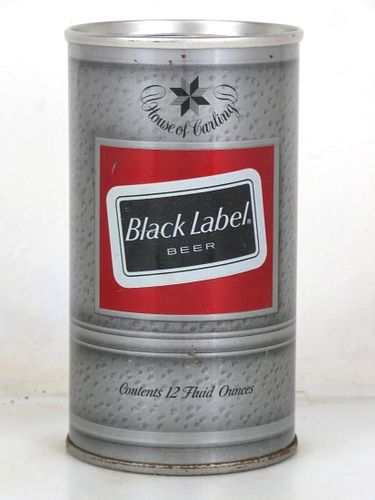 1968 Black Label Beer 12oz T42-27 Ring Top Cleveland Ohio