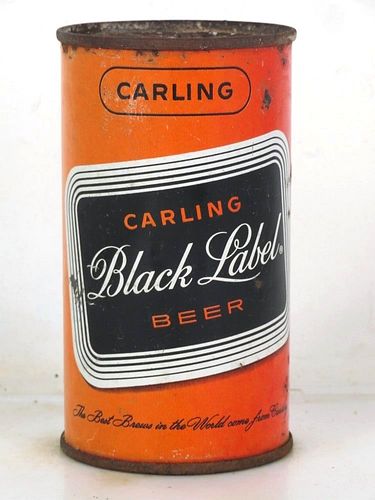 1960 Black Label Beer 12oz 37-24 Flat Top Atlanta Georgia