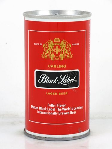 1973 Black Label Lager Beer 12oz T41-36 Ring Top Natick Massachusetts