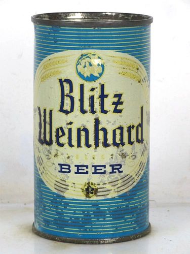 1953 Blitz Weinhard Beer 12oz Flat Top Can Poprtland Oregon 