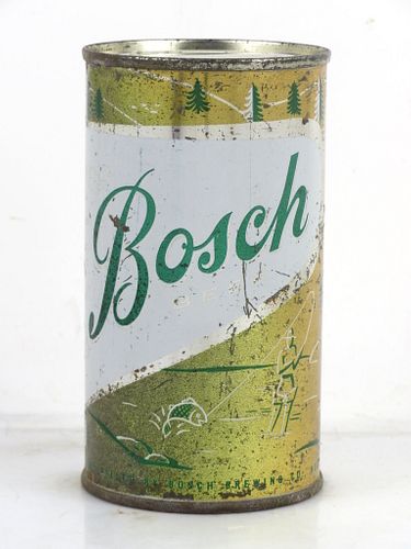 1958 Bosch Beer 12oz 40-39.1 Flat Top Houghton Michigan