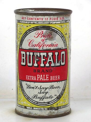 1956 Buffalo Beer Flat Top Can 45-05 Southern Los Angeles 