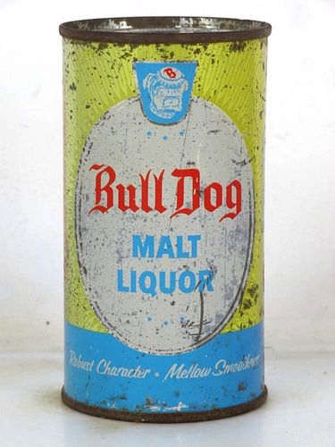 1962 Bull Dog Malt Liquor 12oz 46-03.1 Flat Top South Bend Indiana