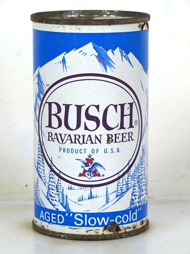 1964 Busch Bavarian Beer 12oz 47-25 Flat Top Saint Louis Missouri