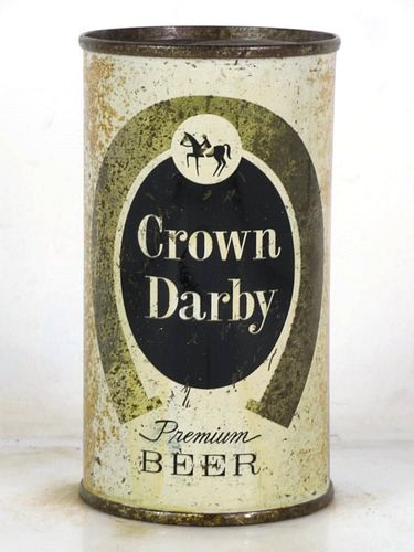 1958 Crown Premium Darby Beer 12oz 52-36 Flat Top Chicago Illinois