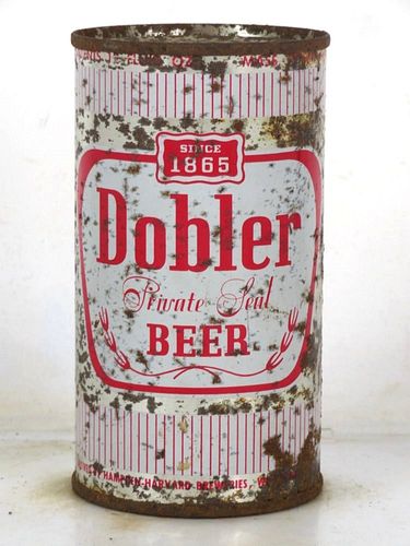 1962 Dobler Beer Flat Top Can 54-08 Willimansett MA 