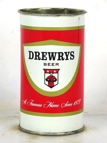 1966 Drewrys Beer 12oz 57-06 Flat Top South Bend Indiana
