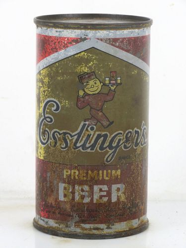 1948 Esslinger 's Premium Beer 12oz 60-20 Flat Top Philadelphia Pennsylvania