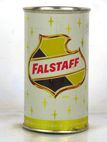 1959 Falstaff Beer 12oz Flat Top Can 62-14 Omaha Nebraska 