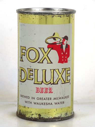 1960 Fox DeLuxe Beer (®) (Full) 12oz 65-21v1 Unpictured. Flat Top Waukesha Wisconsin