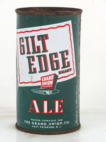 1954 Gilt Edge Ale 12oz 69-34 Flat Top Hornell New York