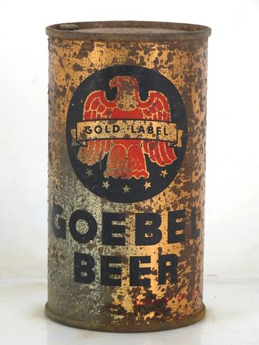 1948 Goebel Beer OI Opening Instruction Can V3 Detroit 