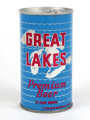 1972 Great Lakes Premium Beer 12oz T71-24 Ring Top Evansville Indiana