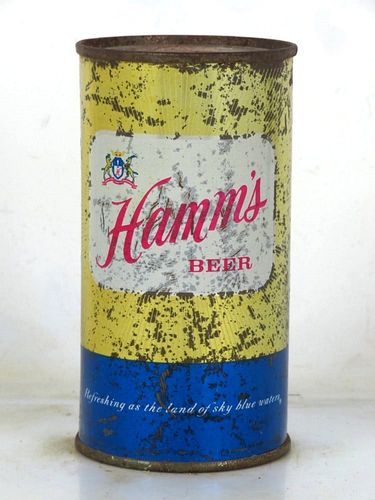 1956 Hamm's Beer 11oz 79-05.3 Flat Top San Francisco California