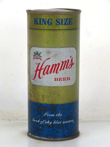 1959 Hamm's Beer 16oz One Pint 230-20 Flat Top Saint Paul Minnesota