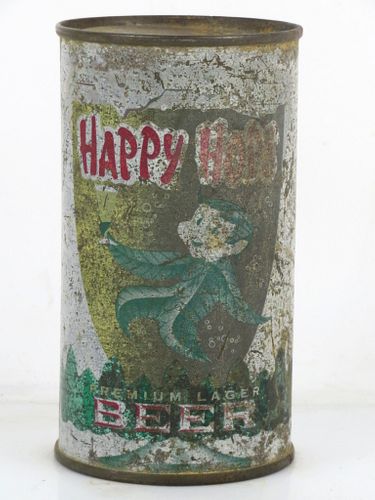 1957 Happy Hops Beer 12oz 80-15 Flat Top Los Angeles California