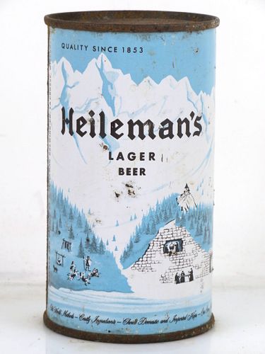 1957 Heileman's Lager Beer 12oz 81-20 Flat Top La Crosse Wisconsin