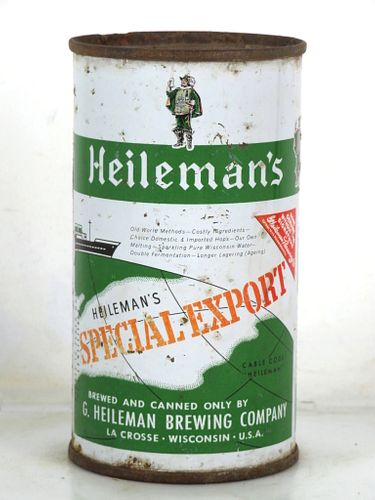 1958 Heileman's Special Export Beer 12oz Flat Top Can La Crosse WI 
