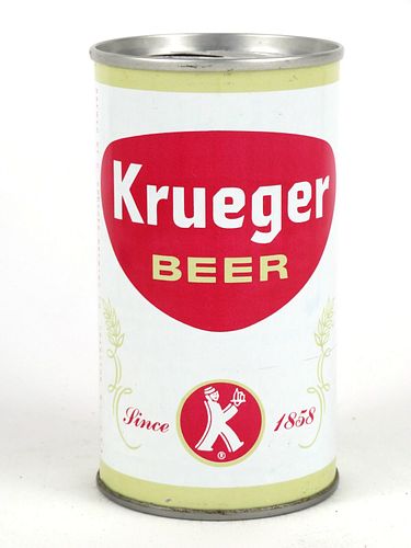 1968 Krueger Beer 12oz T86-31 Ring Top Cranston Rhode Island