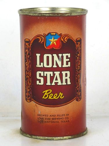 1952 Lone Star Beer 12oz Flat Top Can Sa Antonio 