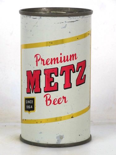 1956 Metz Premium Beer 12oz 99-17.2 Flat Top Omaha Nebraska