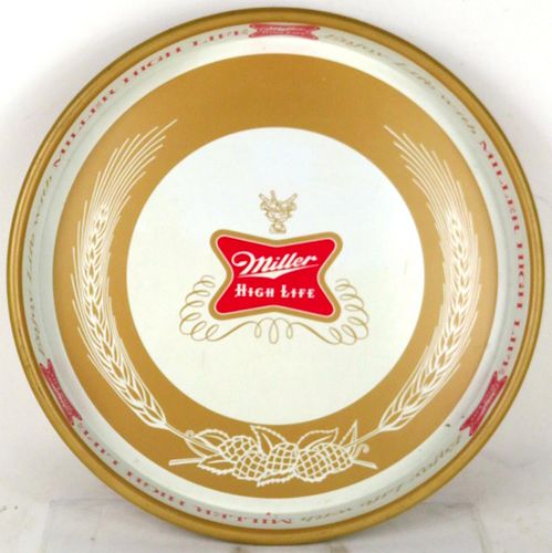 1959 Miller High Life Beer 13 inch tray Milwaukee Wisconsin