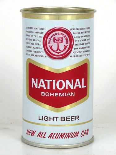 1965 National Bohemian Light Beer 12oz T96-37 Flat Top Baltimore Maryland