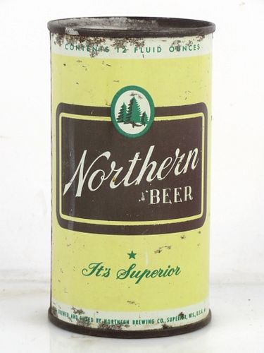 1953 Northern Beer 12oz 103-34 Flat Top Superior Wisconsin