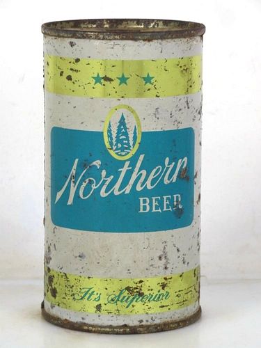 1960 Northern Beer 12oz Flat Top Can 103-36 Superior Wisconsin 