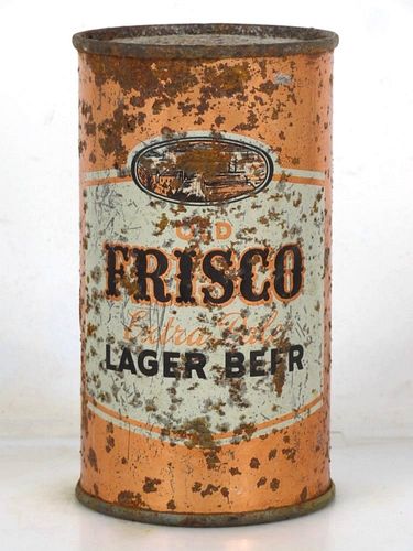 1940 Old Frisco Beer 12oz Flat Top Can 67-10 San Francisco 