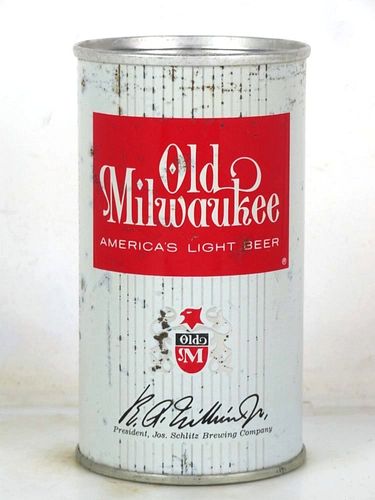 1962 Old Milwaukee Beer (Super Softop) 12oz 107-31 Flat Top Milwaukee Wisconsin